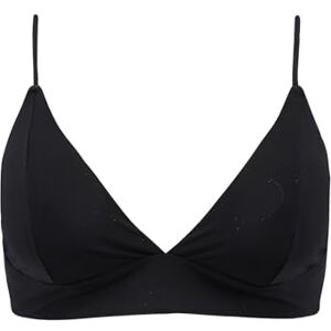0112 Barts Solid Bralette Damskie Bikini Top, Czarny 0112 Barts Solid Bralette Damskie Bikini Top, Czarny