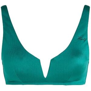 240W2209 Karl DNA Shiny Rib Bandeau, Tidepool Green, L 240W2209 Karl DNA Shiny Rib Bandeau, Tidepool Green, L