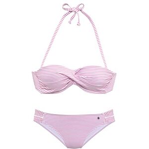 81413307_42 s.Oliver Damski zestaw bikini, Różowo-białe paski, 42 / D 81413307_42 s.Oliver Damski zestaw bikini, Różowo-białe paski, 42 / D