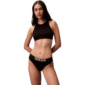 LV00Q61212 Calvin Klein Damski Braletka Z Wysokim Dekoltem Kąpielówki, Czarny (Czarny), S LV00Q61212 Calvin Klein Damski Braletka Z Wysokim Dekoltem Kąpielówki, Czarny (Czarny), S