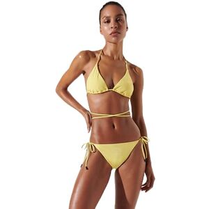 230W2216 KARL LAGERFELD Damskie stringi W/logo bikini Bottoms, żółty, XS 230W2216 KARL LAGERFELD Damskie stringi W/logo bikini Bottoms, żółty, XS