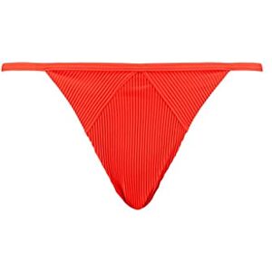 701211030 PUMA Damskie prążkowane tanga od bikini, Red Combo., M 701211030 PUMA Damskie prążkowane tanga od bikini, Red Combo., M