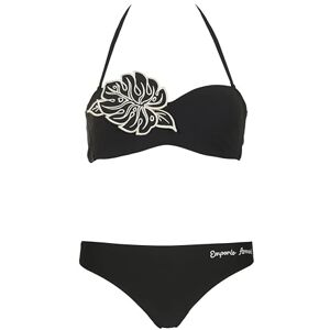 EW000626AF12200UC001L EMPORIO ARMANI Damski zestaw bikini typu bandeau, Czarny, L EW000626AF12200UC001L EMPORIO ARMANI Damski zestaw bikini typu bandeau, Czarny, L