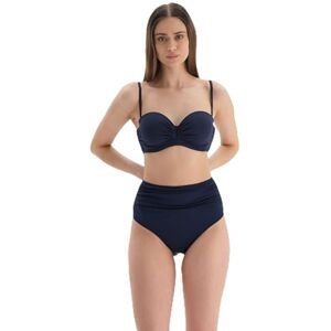 S2423SW82003GB Dagi Damski top bikini bez ramiączek, grantowy, 38 S2423SW82003GB Dagi Damski top bikini bez ramiączek, grantowy, 38