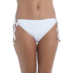 LB0IG94 La Blanca Women's Standard Island Goddess Side Loop Hipster Bikini Swimsuit Bottom, White, 6 LB0IG94 La Blanca Women's Standard Island Goddess Side Loop Hipster Bikini Swimsuit Bottom, White, 6