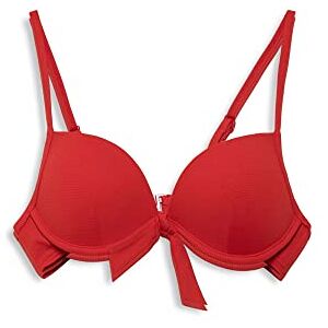 992EF1A316 ESPRIT Z recyklingu: bikini z fiszbinami ze strukturą, czerwony, 38 / 75A 992EF1A316 ESPRIT Z recyklingu: bikini z fiszbinami ze strukturą, czerwony, 38 / 75A