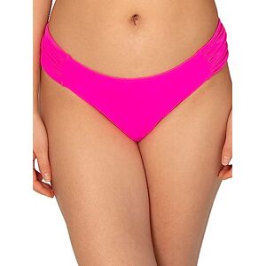 SA1006 Smart & Sexy Damskie pływanie sekretne boczne marszczone dno bikini, fuksja sizzle, małe SA1006 Smart & Sexy Damskie pływanie sekretne boczne marszczone dno bikini, fuksja sizzle, małe