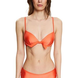 042EF1A347 ESPRIT Bodywear ZALEY Beach pad.Plunge.Bra Strój Kąpielowy Bikini, Coral, 42A 042EF1A347 ESPRIT Bodywear ZALEY Beach pad.Plunge.Bra Strój Kąpielowy Bikini, Coral, 42A