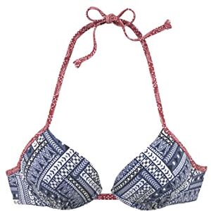 YAM-66 s.Oliver Damskie bikini Cocina, Niebiesko-czerwony z nadrukiem, 34 YAM-66 s.Oliver Damskie bikini Cocina, Niebiesko-czerwony z nadrukiem, 34
