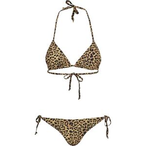 TB2797 Urban Classics Damskie bikini damskie Animal bikini ze sznurowaniem, dwucz??ciowy kostium k?pielowy, dost?pny w 3 wariantach, rozmiary XS-XL, Wielokolorowy (Leo 01720), XS TB2797 Urban Classics Damskie bikini damskie Animal bikini ze sznurowaniem, dwucz??ciowy kostium k?pielowy, dost?pny w 3 wariantach, rozmiary XS-XL, Wielokolorowy (Leo 01720), XS
