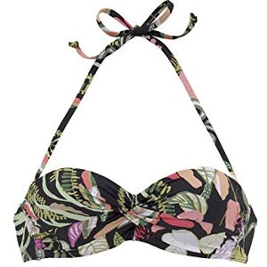 YAM-126 s.Oliver RED LABEL Beachwear LM Damskie jesienne bikini, czarny, z nadrukiem, 40 PL YAM-126 s.Oliver RED LABEL Beachwear LM Damskie jesienne bikini, czarny, z nadrukiem, 40 PL