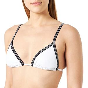 KW0KW01977 Calvin Klein Damski bikinitop trójkątny wyściełany, Pvh Classic White, L KW0KW01977 Calvin Klein Damski bikinitop trójkątny wyściełany, Pvh Classic White, L