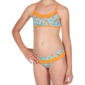 25545 01 Fashy Zestaw bikini dla dziewczynek, jasnoniebieski/pomarańczowy, 92 cm 25545 01 Fashy Zestaw bikini dla dziewczynek, jasnoniebieski/pomarańczowy, 92 cm