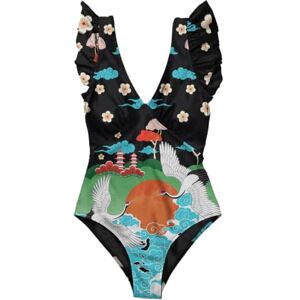 AVE-S007-074-XS Averie Damski strój kąpielowy Narina One Piece, czarny, XS AVE-S007-074-XS Averie Damski strój kąpielowy Narina One Piece, czarny, XS