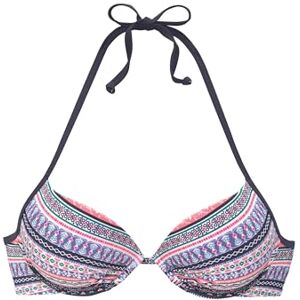 259940-21573 s.Oliver Damska część bikini push-up, wielokolorowy (niebieski i różowy wzór 21573)., 40 PL 259940-21573 s.Oliver Damska część bikini push-up, wielokolorowy (niebieski i różowy wzór 21573)., 40 PL