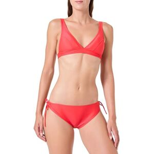 ZA2002/ZA3002 Komplet bikini szorty, jednokolorowy, Koral, 34 ZA2002/ZA3002 Komplet bikini szorty, jednokolorowy, Koral, 34
