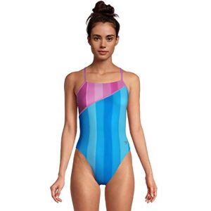 WENDTURNZTIEBACKPRINT1PC Speedo Damski strój kąpielowy jednoczęściowy Endurance Turnz Tie Back Printed, NIEBIESKI, 128 WENDTURNZTIEBACKPRINT1PC Speedo Damski strój kąpielowy jednoczęściowy Endurance Turnz Tie Back Printed, NIEBIESKI, 128