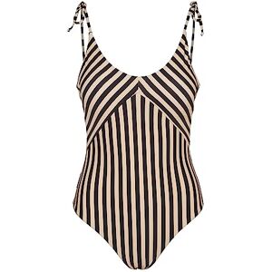 10282722 VERO MODA Damski kostium kąpielowy Vmanju, Black/Stripes:irish Cream, XS 10282722 VERO MODA Damski kostium kąpielowy Vmanju, Black/Stripes:irish Cream, XS