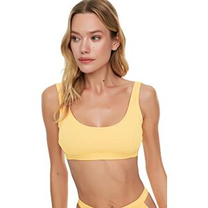 TBESS22BU0039 Trendyol Women's teksturowany dekolt, szczegółowy, bikini top, pomarańczowy, 36 TBESS22BU0039 Trendyol Women's teksturowany dekolt, szczegółowy, bikini top, pomarańczowy, 36