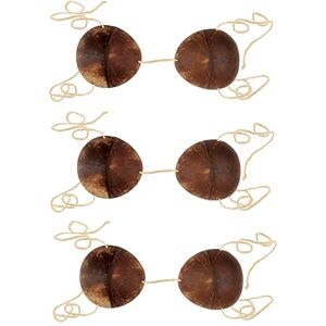 S50460AZ3 Beistle Nowość kokosowy top bikini, Brązowy/jasnobrązowy, Rozmiar uniwersalny S50460AZ3 Beistle Nowość kokosowy top bikini, Brązowy/jasnobrązowy, Rozmiar uniwersalny