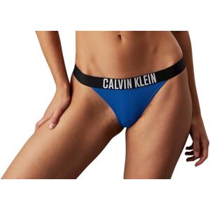LV00Q62752 Calvin Klein Bikini damskie Kąpielówki, niebieskie (naszywka niebieska), XL, Niebieski (łata niebieska), XL LV00Q62752 Calvin Klein Bikini damskie Kąpielówki, niebieskie (naszywka niebieska), XL, Niebieski (łata niebieska), XL