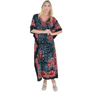 5056118403405 Miss Lavish London Kaftan Sukienka damska, Kolor czarny, XXL 5056118403405 Miss Lavish London Kaftan Sukienka damska, Kolor czarny, XXL