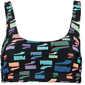 701221723 PUMA Damski top bikini typu Scoop Neck, Black Combo., S 701221723 PUMA Damski top bikini typu Scoop Neck, Black Combo., S