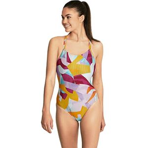 8-7192105710-28 Speedo Damski strój kąpielowy jednoczęściowy Prolt Volt z nadrukiem, jednoczęściowy strój kąpielowy, Abstrakcyjny promienny żółty, 140 8-7192105710-28 Speedo Damski strój kąpielowy jednoczęściowy Prolt Volt z nadrukiem, jednoczęściowy strój kąpielowy, Abstrakcyjny promienny żółty, 140
