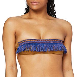 BKD8-108-373-3 Bikini mi.ma. Topy bikini damskie, Brązowy brązowy brązowy, L BKD8-108-373-3 Bikini mi.ma. Topy bikini damskie, Brązowy brązowy brązowy, L