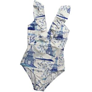 AVE-S001-090-L Averie Damski strój kąpielowy Himari One Piece, biały, L AVE-S001-090-L Averie Damski strój kąpielowy Himari One Piece, biały, L