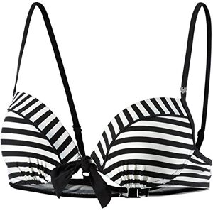 650008-10036 Short Stories Damskie bikini push-up 650008, Czarny (Stripe Black 10036), 70C 650008-10036 Short Stories Damskie bikini push-up 650008, Czarny (Stripe Black 10036), 70C