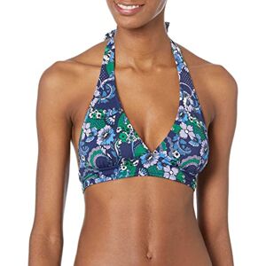 AE1677492_Deep Blue, Paisley Amazon Essentials Damski top bikini wiązany na ramiączkach z wiązaniem na ramiączkach (dostępny w dużych rozmiarach), ciemnoniebieski Paisley, XXL AE1677492_Deep Blue, Paisley Amazon Essentials Damski top bikini wiązany na ramiączkach z wiązaniem na ramiączkach (dostępny w dużych rozmiarach), ciemnoniebieski Paisley, XXL