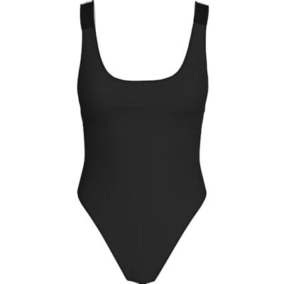 KW0KW02859 CALVIN KLEIN Damski jednoczęściowy strój kąpielowy z wycięciem na plecach, czarny (Pvh Black), L, Czarny (Pvh czarny), L KW0KW02859 CALVIN KLEIN Damski jednoczęściowy strój kąpielowy z wycięciem na plecach, czarny (Pvh Black), L, Czarny (Pvh czarny), L