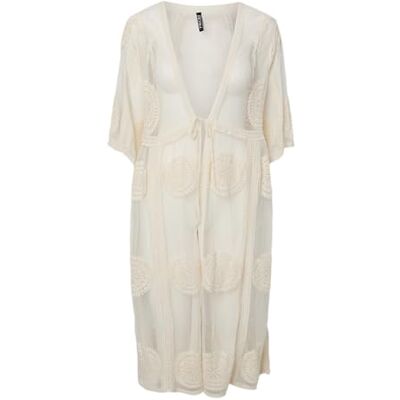 17148289 PCAIDA Kaftan SWW BC, Cloud Dancer, jeden rozmiar 17148289 PCAIDA Kaftan SWW BC, Cloud Dancer, jeden rozmiar