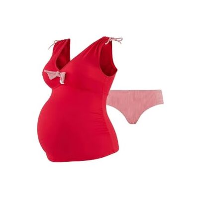 TK202 Cache Coeur Zestaw tankini St Tropez damski, Czerwony, M TK202 Cache Coeur Zestaw tankini St Tropez damski, Czerwony, M