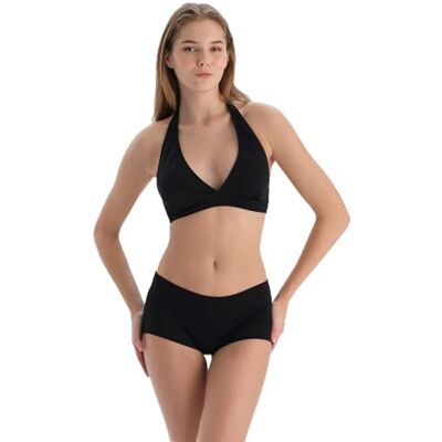 24SW81080ST Dagi Black Knitted Regular Waist Hipster, Black, 44, czarny, 44 24SW81080ST Dagi Black Knitted Regular Waist Hipster, Black, 44, czarny, 44