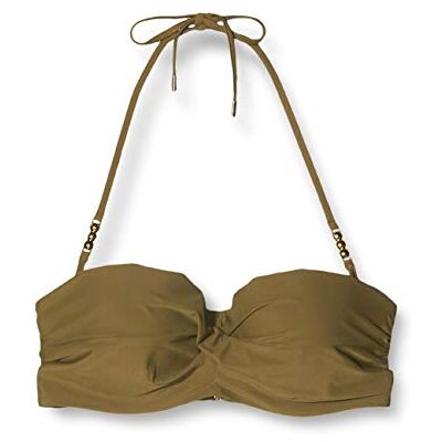 KW0KW00057-302 Calvin Klein Front Twist Structured Bandeau, Damska Część Do Góry Bikini, Zielony (Military Olive 302), 32 PL (Producent rozmiar: 0C32), Zielony (Military Olive 302), 32 (Talla fabricante: 0C32) KW0KW00057-302 Calvin Klein Front Twist Structured Bandeau, Damska Część Do Góry Bikini, Zielony (Military Olive 302), 32 PL (Producent rozmiar: 0C32), Zielony (Military Olive 302), 32 (Talla fabricante: 0C32)