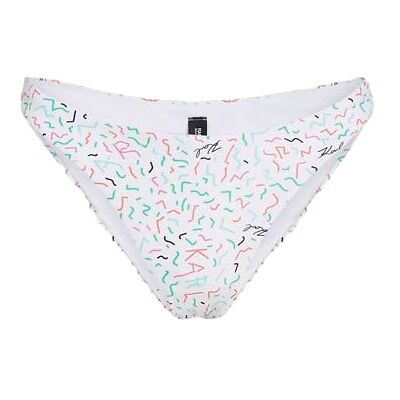 241W2216 KARL LAGERFELD Geometric High Leg Bikini Bottoms, Geometric AOP White, XL, Geometryczny Aop White, XL 241W2216 KARL LAGERFELD Geometric High Leg Bikini Bottoms, Geometric AOP White, XL, Geometryczny Aop White, XL
