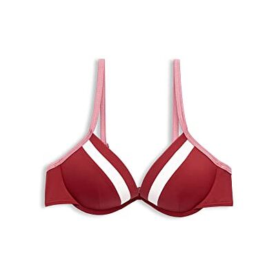993EF1A313 ESPRIT Damskie body Tayrona Beach RCS pad.Plunge Bikini, ciemnoczerwone, 40C, ciemnoczerwony, C 993EF1A313 ESPRIT Damskie body Tayrona Beach RCS pad.Plunge Bikini, ciemnoczerwone, 40C, ciemnoczerwony, C