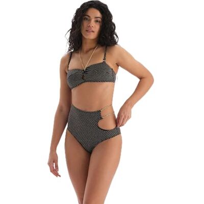 23SW82071ST Dagi Damski top bikini bez ramiączek, czarny, 38 23SW82071ST Dagi Damski top bikini bez ramiączek, czarny, 38