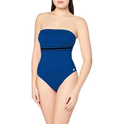 N1016 Haute Pression Jednoczęściowy strój kąpielowy damski , czarny, niebieski, 8, Czarny niebieski, 38 N1016 Haute Pression Jednoczęściowy strój kąpielowy damski , czarny, niebieski, 8, Czarny niebieski, 38
