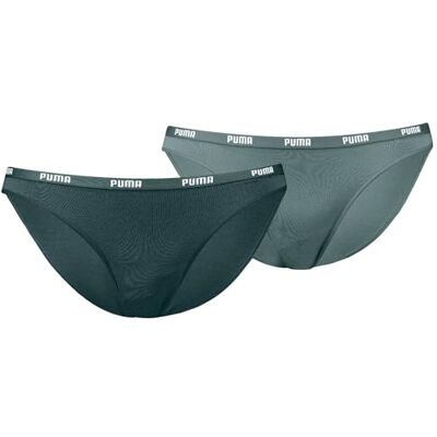 603031001 PUMA Bikini damskie, 2-pak, Green Terrain, XS 603031001 PUMA Bikini damskie, 2-pak, Green Terrain, XS