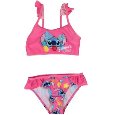 DIS LIS 5244C724 S1-3/4A Lilo & Stitch Damski strój kąpielowy bikini (zestaw 2 sztuk) dla dzieci, Różowy, 3 lat DIS LIS 5244C724 S1-3/4A Lilo & Stitch Damski strój kąpielowy bikini (zestaw 2 sztuk) dla dzieci, Różowy, 3 lat