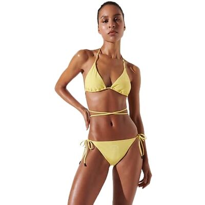 230W2216 KARL LAGERFELD Damskie stringi W/logo bikini Bottoms, żółty, XL 230W2216 KARL LAGERFELD Damskie stringi W/logo bikini Bottoms, żółty, XL