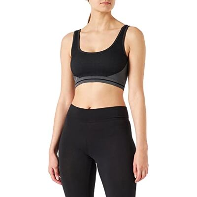 DWM310 Dare 2b Damskie spodnie bikini Dont Sweat It Top, Czarny/ciemnoszary Marl, XL DWM310 Dare 2b Damskie spodnie bikini Dont Sweat It Top, Czarny/ciemnoszary Marl, XL