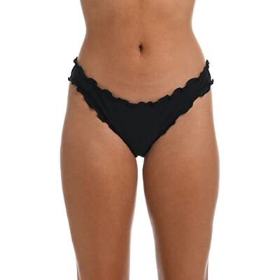HS2YA97 Hobie Damskie spodnie bikini Tropi-Call Me Strappy Hipster, Czarny//ciała stałe, XL HS2YA97 Hobie Damskie spodnie bikini Tropi-Call Me Strappy Hipster, Czarny//ciała stałe, XL