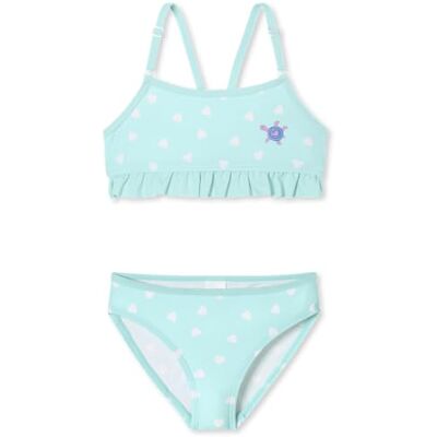 182728 Schiesser Zestaw bikini dla dziewczynek Aqua Kids Girls rozmiar od 92 do 140, jasnozielony_, 104 cm 182728 Schiesser Zestaw bikini dla dziewczynek Aqua Kids Girls rozmiar od 92 do 140, jasnozielony_, 104 cm