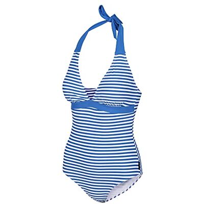 RWM019 Regatta Damski kostium kąpielowy Flavia' Halter Neck, mocny niebieski pasek, 20 RWM019 Regatta Damski kostium kąpielowy Flavia' Halter Neck, mocny niebieski pasek, 20