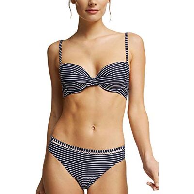 991EF1A328 ESPRIT Damski biustonosz Grenada Beach NyrPadded Mf Bikini Top, granatowy, 70B 991EF1A328 ESPRIT Damski biustonosz Grenada Beach NyrPadded Mf Bikini Top, granatowy, 70B