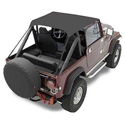 Bestop 52508-01 Black Crush tradycyjny top bikini dla 1976-1991 CJ-7, CJ-8 Scrambler i Wrangler Bestop 52508-01 Black Crush tradycyjny top bikini dla 1976-1991 CJ-7, CJ-8 Scrambler i Wrangler